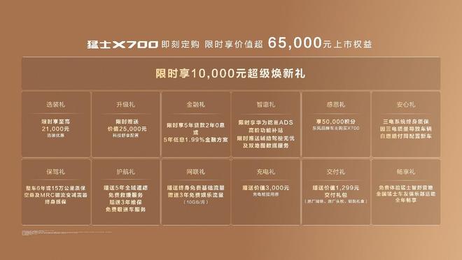 专业越野+华为乾崑智能 猛士X700限时焕新价20.98万起|新车|底盘|内饰