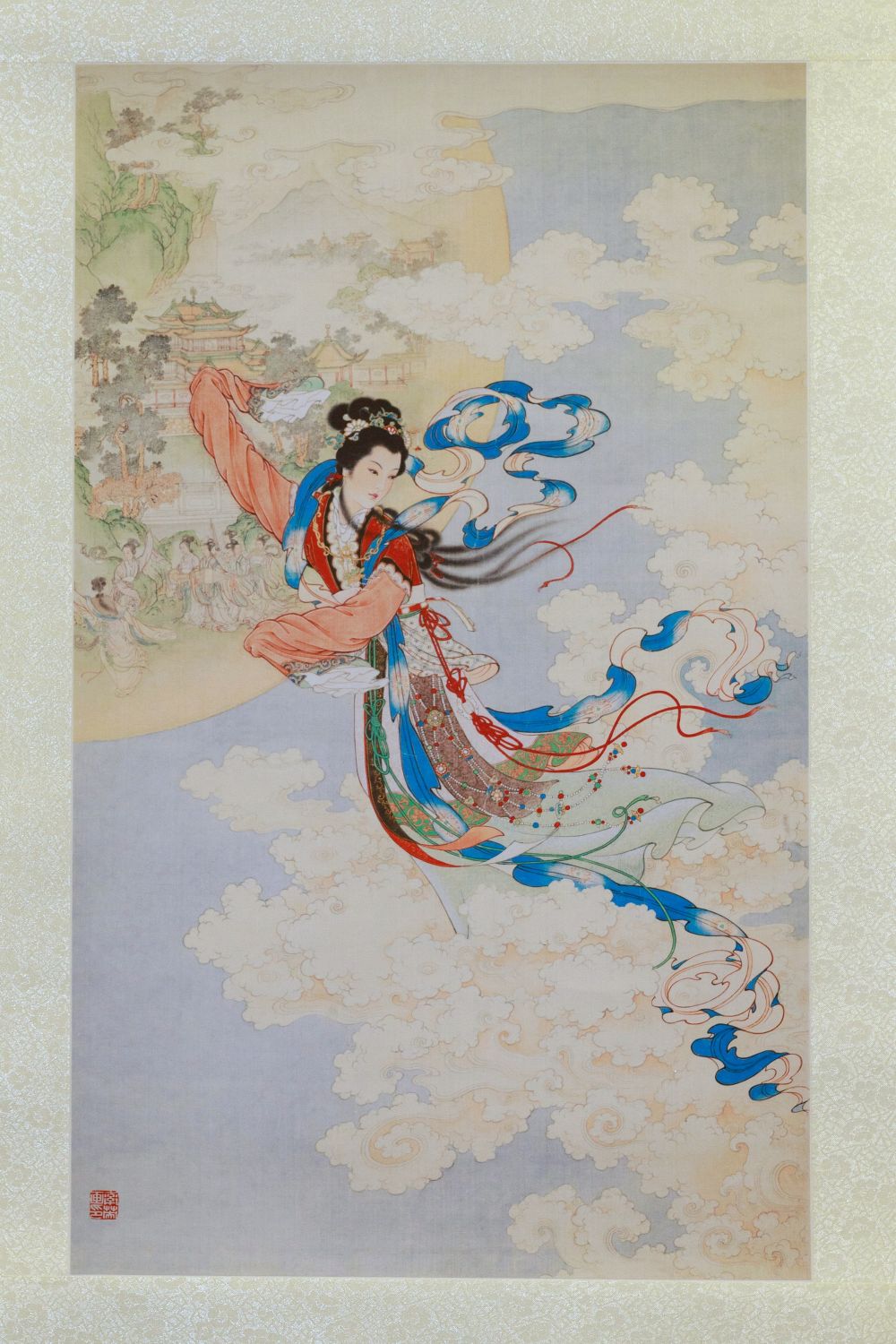 任率英工笔重彩年画艺术座谈会举办