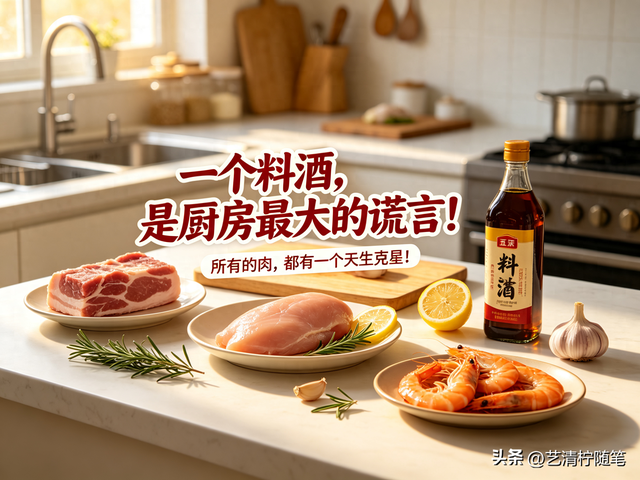 一个料酒，是厨房最大的谎言！所有的肉，都有一个天生克星！