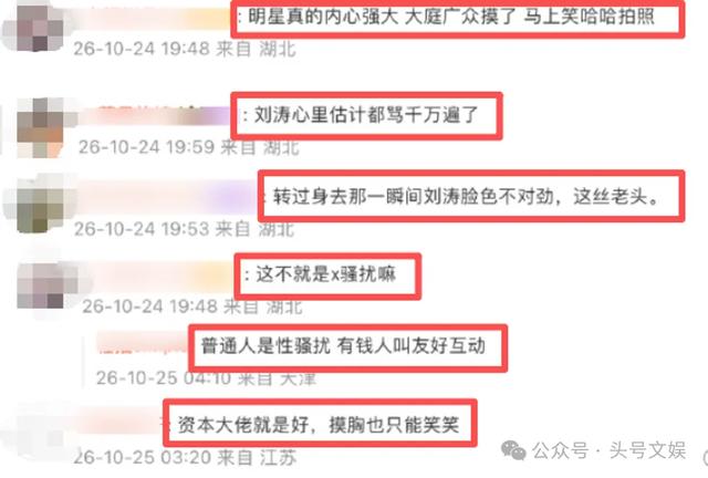 刘涛被袭胸,真的很心疼